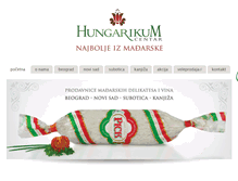 Tablet Screenshot of hungarikumcentar.rs